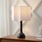 Jonathan Y Lisbet 21" Mid-Century Modern Tubular Gourd Resin LED Table Lamp with Octagonal Shade, Black JYL1160B - alternate 9