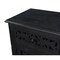 Homeroots 30" Black Solid Wood Distressed One Drawer Nightstand 521199 - alternate 17