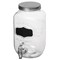 Basicwise 2-Pcs Glass Drink Dispenser Set with Metal Stand, Stainless Steel Spigots and Chalkboard Signs - QI004713.CHK - alternate 8