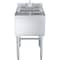Amgood 22 in. x 18 in. Mixology Station - Underbar Hand Sink with Glass Rinser and Dipper Well UMS-2218-Z - alternate 8
