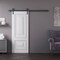 Sartodoors Barn Door 18x96 inches White Solid Core Modern Interior ROYAL9822BD-B-EMAL-1896 - alternate 1
