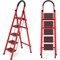 Wrightmaster 4.4 ft. Aluminum Lightweight Step Ladder, 9 ft. Reach with Non-Marring Feet, 300 lb. Capacity ZoroJLHWBT-HS - alternate 1