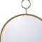 Homeroots 32" Gold Round Iron Framed Accent Mirror 485008 - alternate 5