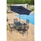 Outdoor Expressions 5-Piece Black Slat Dining Set TJF-P028 - alternate 9