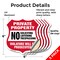 Signmission Private Property Shield Sign No Soliciti, 6 inch X 6 inch, Vinyl Decal, 5PK SHI-D-5PACK-6-452 - alternate 5