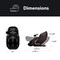 Osaki Zero Gravity Massage Chair with Dual-Track Mechanism and Independent 4D Systems Bravo Duo 4D - alternate 10