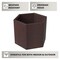 Leisuremod Thickster Hexagon Fiberstone & MgO Clay Urn Planter with Cover, Weatherproof, No Assembly TP11BR - alternate 9