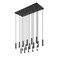 Z-Lite Stari 17-Light Linear Chandelier, 18 in W, Matte Black 1956P-17L-MB - alternate 8
