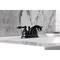 Kingston Brass Double-Handle 4" Centerset Bathroom Faucet with Pop-Up Drain, Matte Black FB2600KL - alternate 6
