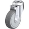 Blickle Kingpin Swivel Caster, TPR, 4", 240 lb. LKRA-PATH 101KF - alternate 1