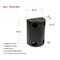 Mytee Products 8inx5 1/4inx3 1/2in Rubber Dock Bumper with 4 Hole Impact Resistant Half-Oval TRLB-1001 - alternate 8