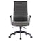 Leisuremod Hilton Leather Office Chair, Charcoal HO20CHL - alternate 7