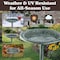 Pure Garden Outdoor Bird Bath with Flower Planter Base and Vintage Green Patina Finish 50-LG1072P - alternate 10