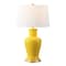 Jonathan Y Julian 29" Traditional Classic Ceramic Urn LED Table Lamp, Yellow JYL4026H - alternate 1