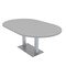 Skutchi Designs Racetrack Conference Table With Power Unit, 48 in W, 84 in L, Grey HAR-RAC-48X84-DOU-U779-NA - alternate 1