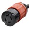 Ac Works SOOW Extension Cord, 12 AWG, Indoor/Outdoor, 12/4, 1 Outlets, L14-20R, Black, Rubber, L14-20P L1420PR-100 - alternate 7