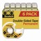 Scotch Double-Sided Permanent Tape in Handheld Dispenser, 1in Core, 0.5in x 500in, 6PK 6137H-2PC-MP - alternate 1