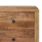 Homeroots 24" Beige Solid Wood Three Drawer Nightstand 651499 - alternate 17