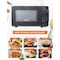 Commercial Chef Countertop Microwave Oven, 0.6 Cu. Ft, Black CHM660B - alternate 7