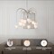 Vidalite Nimbus 12-Light Polished Nickle Chandelier With Snow White Glass Shades, Modern & Contemporary Style CE1013065 - alternate 9