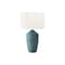 Monarch Specialties Lighting, 25"h, Table Lamp, Green Concrete, Ivory / Cream Shade, Contemporary, Modern I 9891 - alternate 1