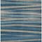 Homeroots 5' X 8' Denim Blue And Gray Striped Washable Indoor Outdoor Area Rug 597320 - alternate 9