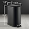 Happimess Roland 10.6-Gallon Step-Open Trash Can, Charcoal Black HPM1010B - alternate 9
