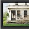 Homeroots Back Porch Gathering 1 Black Framed Print Wall Art 407414 - alternate 4