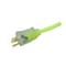Southwire SJTW Extension Cord, 12 AWG, Outdoor, 12/3, 1 Outlets, 5-15R, Green, PVC, 5-15P, 25 ft 2577SW000X - alternate 2
