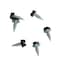 Malco Black Painted Zip-in Self-Piercing Sheet Metal Screws Size 7 Shank, 1/2" Length, 100PK HW7X1/2ZBG - alternate 2