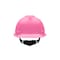 Msa Safety V-Gard Slotted Cap, HDPE, Fas-Trac III Suspension, Type I, Class E, Hot Pink (standard size) 10155230 - alternate 5