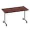 Correll Rectangle Premium Sit To Stand HPL Flip Top Table, 60 in W, 28 in to 38 in H, Particleboard Top FTS3060-20-14-20 - alternate 1