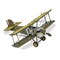 Homeroots 6" Yellow and Green Metal Hand Painted Model Airplane Tabletop Sculpture 489430 - alternate 9