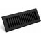 Sierra Grates 2 in. H X 12 in. W Powder Coat Steel, Textured Black Floor Register CTP212-BLK - alternate 1