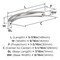 Amerock Parabolic 5-1/16 inch (128mm) Center-to-Center Polished Chrome Cabinet Pull, 25PK 25VMP3734726 - alternate 4