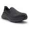 Mega Comfort Footwear Ergo Delta Slip-On Men's - CT EH SR SF - Black/Iron - 8D MC115-8D - alternate 1