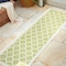 Jonathan Y Trebol Moroccan Trellis Textured Weave Green/Cream 2 ft. x 10 ft. Indoor/Outdoor Runner Rug SMB109G-210 - alternate 6