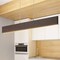 Jonathan Y Draper 32" Adjustable Integrated LED Metal Linear Pendant, Dark Brown Wood Finish JYL7018D - alternate 12