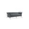 Homeroots 92" Dark Gray Linen Chesterfield Wood Sofa 543989 - alternate 9