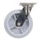 Vestil Thermoplastic Rubber Swivel Caster 8 In. Diameter x 2 In. Width 675 Lb. Capacity Gray CST-E-SS-8X2TPR-S - alternate 8