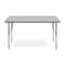 Flash Furniture Wren 48 in x 24 in Adjustable Height Activity Table, Thermal Laminate Top, Short Legs, Gray XU-A2448-REC-GRY-T-P-GG - alternate 10