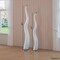Uniquewise 51in Tall Animal Horn Shape Floor Vase: Elegant Ceramic White Accent for Entryway, Dining, or QI004040.W.2 - alternate 9