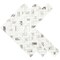 Daltile Eclessia Marble Natural Stone Double Herringbone Mosaic Polished, 7.50 SQFT Per Carton, 10PK M345DBLHERRMSPL - alternate 6