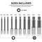 Neiko XZN Triple Square Spline Bit Socket Set, Extra Long 10054A - alternate 7
