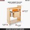 Rev-A-Shelf Maple Wood; Steel; Plastic, Natural Maple, 11.75 in W, 25.5 in H, 21.63 in D 448KB-BCSC-11C - alternate 12