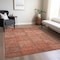 Homeroots 3' X 5' Salmon Copper And Gray Patchwork Washable Indoor Outdoor Area Rug 581611 - alternate 9