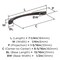 Amerock Vaile 6-5/16 inch (160mm) Center-to-Center Oil-Rubbed Bronze Cabinet Pull, 10PK 10VMP37232ORB - alternate 4
