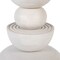 Homeroots 51" White Marble and Wood Pedestal Base Round Top Dining Table 623353 - alternate 6