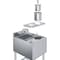 Amgood 22 in. x 18 in. Mixology Station - Underbar Hand Sink with Glass Rinser and Dipper Well UMS-2218-Z - alternate 9