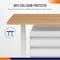 4Dock Gray Frame 55in W x 30in D Particleboard Tabletop Electric Standing Desk w/ Dual-Motor 3-Stage leg ET223 - alternate 7